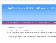 Tablet Screenshot of michaelkatzdentist.com